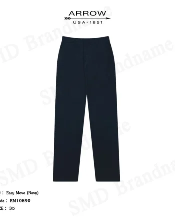 Arrow กางเกงสแล็ค ขายาว ทำงาน Classic รุ่น Easy Move (Navy) Code: RM10890