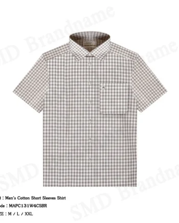 Arrow เสื้อเชิ้ตแขนสั้นผู้ชาย รุ่น Men's Cotton Short Sleeves Shirt Code: MAPC131W4CSBR