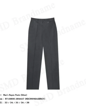 Arrow กางเกงสแล็คผู้ชาย ขายาว ทำงาน รุ่น Man's Rayon Pants (Silver) Code: RY10890 AM4457 (MDCM990A5BRGY)