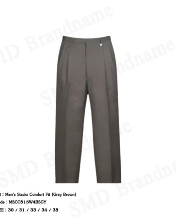Arrow กางเกงสแล็คผู้ชาย ขายาว ทำงาน รุ่น Men's Slacks Comfort Fit (Grey Brown) Code: MSCC815W4BSGY