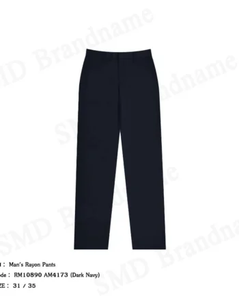 Arrow กางเกงสแล็คผู้ชาย ขายาว ทำงาน รุ่น Man's Rayon Pants (Dark Navy) Code: RY10890 AM4454 (MDCM990A5BRGY)