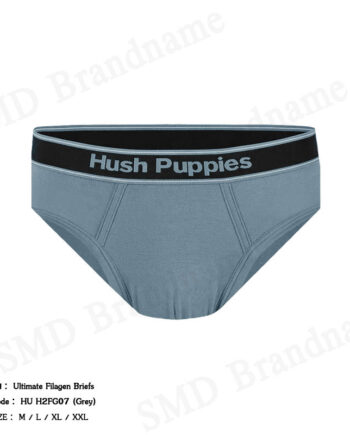 Hush Puppies กางเกงชั้นในผู้ชาย รุ่น Ultimate Filagen Briefs Code: HU H2FG07 (Grey)