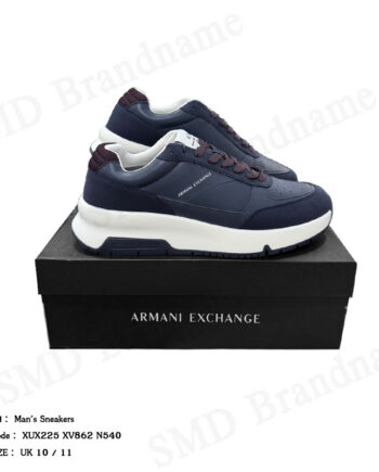 Armani Exchange รองเท้าผ้าใบผู้ชาย รุ่น Man's Sneakers Code: XUX225 XV862 N540