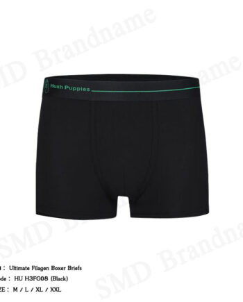 Hush Puppies กางเกงชั้นในผู้ชาย รุ่น Ultimate Filagen Boxer Briefs Code: HU H3FG08 (Black)