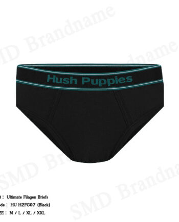 Hush Puppies กางเกงชั้นในผู้ชาย รุ่น Ultimate Filagen Briefs Code: HU H2FG07 (Black)