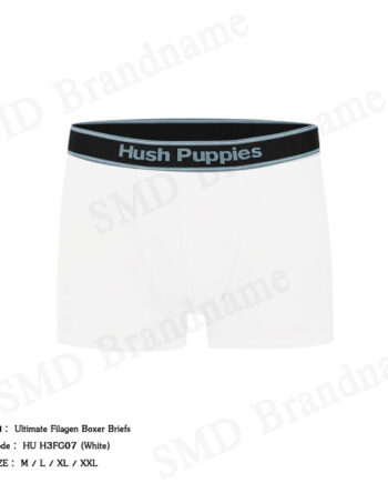 Hush Puppies กางเกงชั้นในผู้ชาย รุ่น Ultimate Filagen Boxer Briefs Code: HU H3FG07 (White)