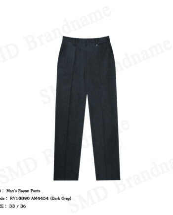 Arrow กางเกงสแล็คผู้ชาย ขายาว ทำงาน รุ่น Man's Rayon Pants Code: RY10890 AM4454 (Dark Grey)