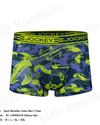 Jockey กางเกงชั้นในผู้ชาย รุ่น Sport Microfiber Active Men's Trunk Code: KU 19942918 (African Sky)
