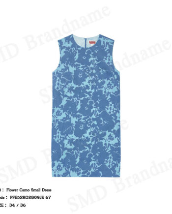 Kenzo ชุดเดรสผู้หญิง รุ่น Flower Camo Small Dress Code: PFE52RO2809JE 67