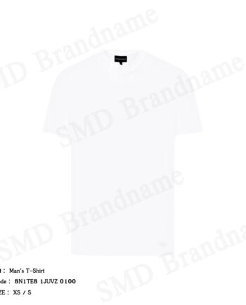 Emporio Armani เสื้อยืดคอกลมผู้ชาย รุ่น Man's T-Shirt Code: 8N1TE8 1JUVZ 0100