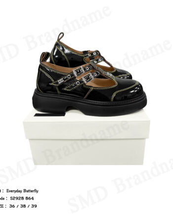 Ganni รองเท้าโลฟเฟอร์ผู้หญิง รุ่น Everyday Butterfly Code: S2928 864