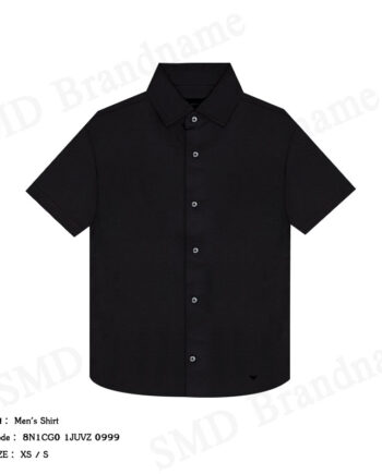 Emporio Armani เสื้อเชิ้ตแขนสั้นผู้ชาย รุ่น Men's Shirt Code: 8N1CG0 1JUVZ 0999