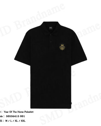 Hugo Boss เสื้อโปโลผู้ชาย รุ่น Year Of The Horse Poloshirt Code: 50556415 001