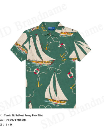Polo Ralph Lauren เสื้อโปโลผู้ชาย รุ่น Classic Fit Sailboat Jersey Polo Shirt Code: 710971786001