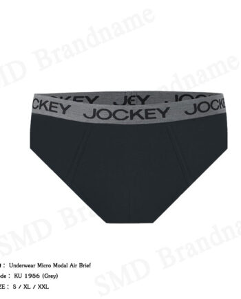 Jockey กางเกงชั้นในผู้ชาย รุ่น Underwear Micro Modal Air Brief Code: KU 1956 (Grey)