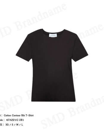 Calvin Klein Jeans เสื้อยืดคอกลมผู้หญิง รุ่น Cotton Contour Rib T-Shirt Code: 47A221G UB1