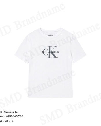 Calvin Klein Jeans เสื้อยืดคอกลมผู้หญิง รุ่น Monologo Tee Code: 47B864G YAA