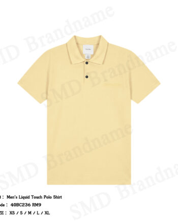 Calvin Klein เสื้อโปโลผู้ชาย รุ่น Men's Liquid Touch Polo Shirt Code: 40BC236 RM9