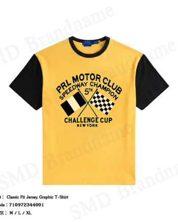 Polo Ralph Lauren เสื้อยืดคอกลมผู้ชาย รุ่น Classic Fit Jersey Graphic T-Shirt Code: 710972344001