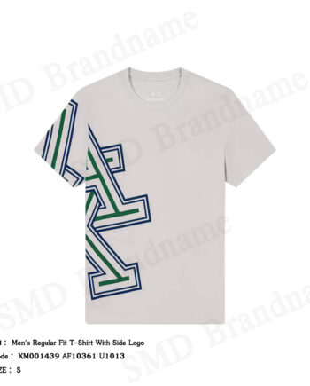 Armani Exchange เสื้อยืดคอกลมผู้ชาย รุ่น Men's Regular Fit T-Shirt With Side Logo Code: XM001439 AF10361 U1013