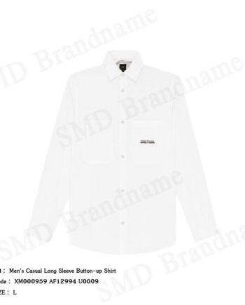Armani Exchange เสื้อเชิ้ตแขนยาวผู้ชาย รุ่น Men's Casual Long Sleeve Button-up Shirt Code: XM000959 AF12994 U0009