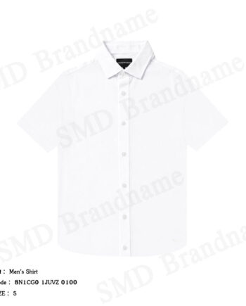 Emporio Armani เสื้อเชิ้ตแขนสั้นผู้ชาย รุ่น Men's Shirt Code: 8N1CG0 1JUVZ 0100