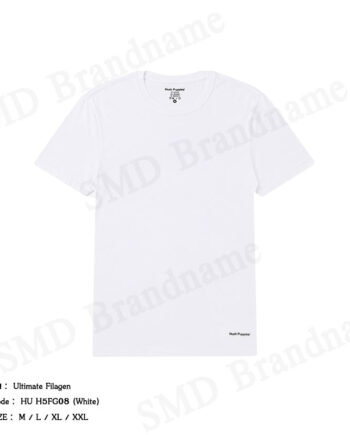 Hush Puppies เสื้อยืดคอกลมผู้ชาย รุ่น Ultimate Filagen Code: HU H5FG08 (White)