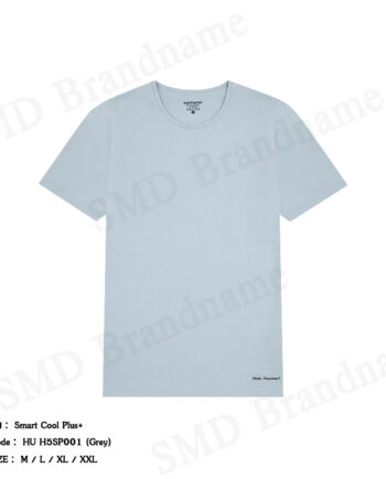 Hush Puppies เสื้อยืดคอกลมผู้ชาย รุ่น Smart Cool Plus+ Code: HU H5SP001 (Grey)