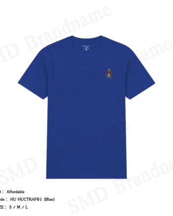Hush Puppies เสื้อยืดคอกลมผู้ชาย รุ่น Affordable Code: HU HUCTKAF01 (Blue)