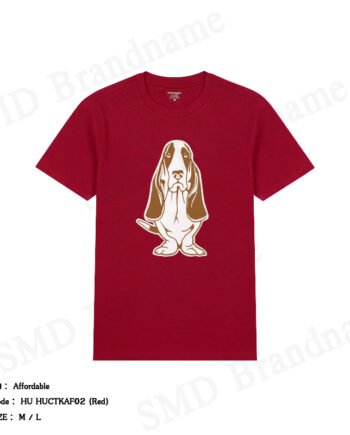 Hush Puppies เสื้อยืดคอกลมผู้ชาย รุ่น Affordable Code: HU HUCTKAF02 (Red)