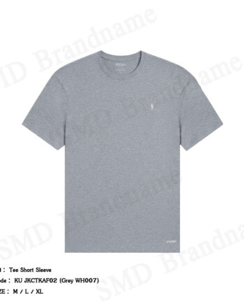 Jockey เสื้อยืดคอกลมผู้ชาย รุ่น Tee Short Sleeve Code: KU JKCTKAF02 (Grey WH007)