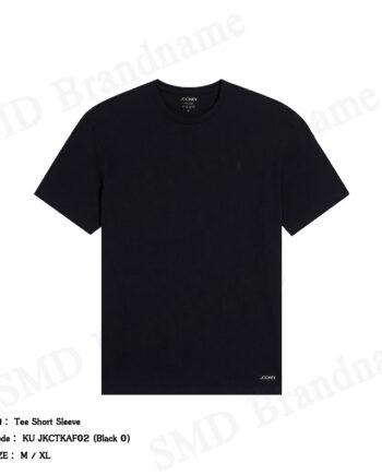 Jockey เสื้อยืดคอกลมผู้ชาย รุ่น Tee Short Sleeve Code: KU JKCTKAF02 (Black 0)