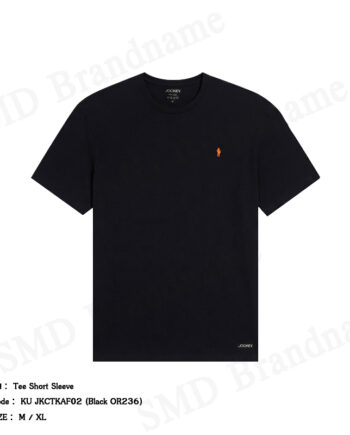 Jockey เสื้อยืดคอกลมผู้ชาย รุ่น Tee Short Sleeve Code: KU JKCTKAF02 (Black OR236)