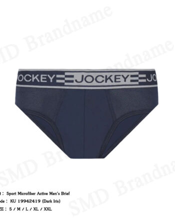 Jockey กางเกงชั้นในผู้ชาย รุ่น Sport Microfiber Active Men's Brief Code: KU 19942419 (Dark Iris)