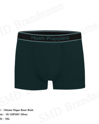 Hush Puppies กางเกงชั้นในผู้ชาย รุ่น Ultimate Filagen Boxer Briefs Code: HU H3FG07 (Olive)