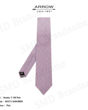 Arrow เนคไทผู้ชาย รุ่น Necktie 7 CM Pink Code: MCCT134W3BSPI