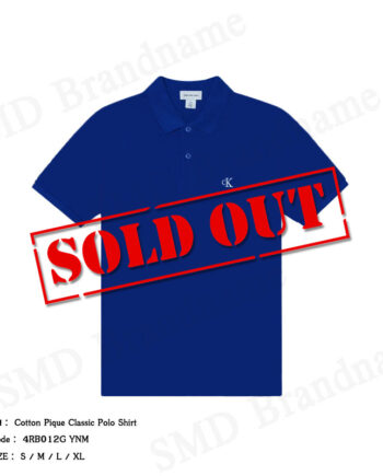 Calvin Klein Jeans เสื้อโปโลผู้ชาย รุ่น Cotton Pique Classic Polo Shirt Code: 4RB012G YNM