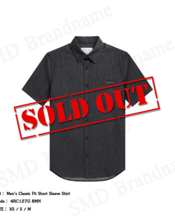 Calvin Klein Jeans เสื้อเชิ้ตแขนสั้นผู้ชาย รุ่น Men's Classic Fit Short Sleeve Shirt Code: 4RC127G 8MN