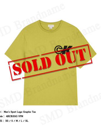 Calvin Klein Jeans เสื้อยืดคอกลมผู้ชาย รุ่น Men's Sport Logo Graphic Tee Code: 4RC835G VFM