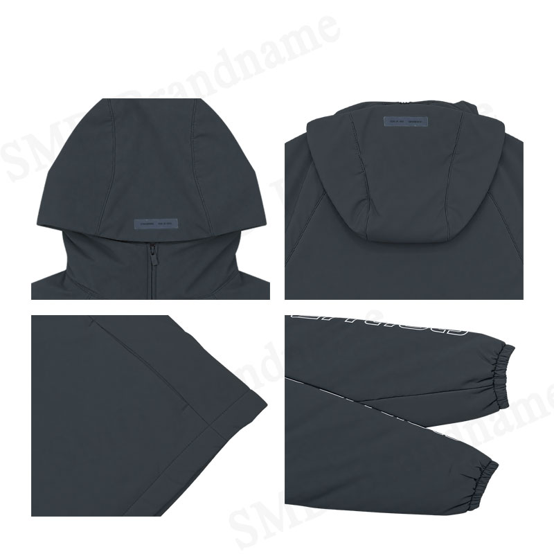 Essentials Fear of God เสื้อสเวตเตอร์ผู้ชาย รุ่น Men's Tech Nylon Half Zip Anorak Code: 202HO258241F