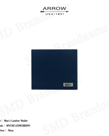 Arrow กระเป๋าสตางค์ รุ่น Man's Leather Wallet Code: MYCW123W3BSNV