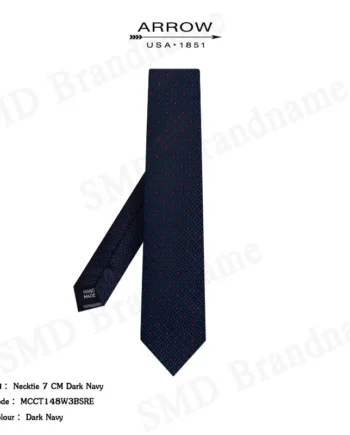 Arrow เนคไทผู้ชาย รุ่น Necktie 7 CM Dark Navy Code: MCCT148W3BSRE
