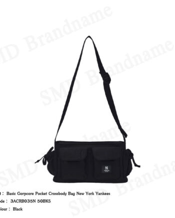 MLB กระเป๋าสะพายข้าง รุ่น Basic Gorpcore Pocket Crossbody Bag New York Yankees Code: 3ACRB035N 50BKS