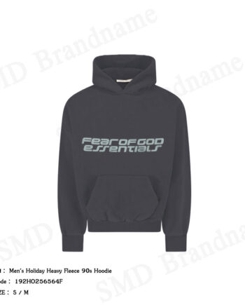 Essentials Fear of God เสื้อสเวตเตอร์ผู้ชาย รุ่น Men's Holiday Heavy Fleece 90s Hoodie Code: 192HO256564F
