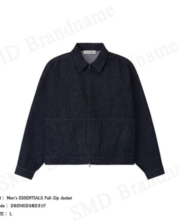 Essentials Fear of God เสื้อแจ็คเก็ตผู้ชาย รุ่น Men's ESSENTIALS Full-Zip Jacket Code: 202HO258231F
