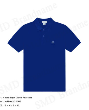 Calvin Klein Jeans เสื้อโปโลผู้ชาย รุ่น Cotton Pique Classic Polo Shirt Code: 4RB012G YNM